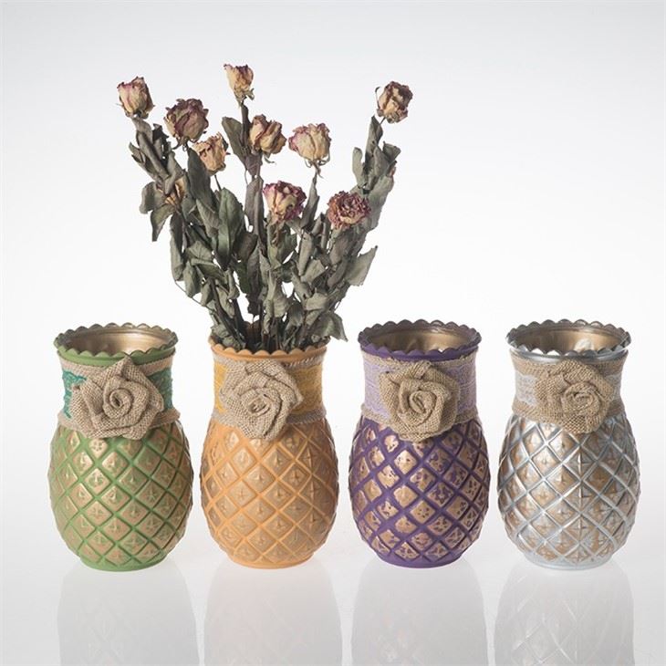 Bright Material Antique Glass Flower Ware