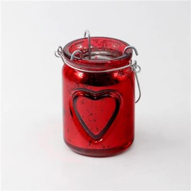 Kerzengläser Rot