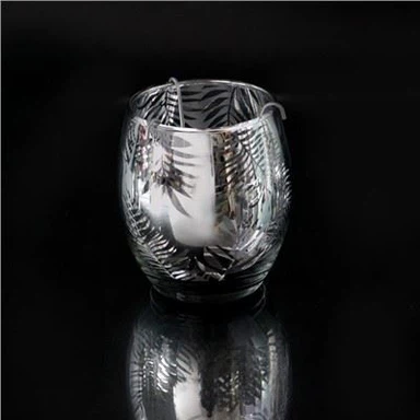 Großer klarer Hurricane-Kerzenhalter