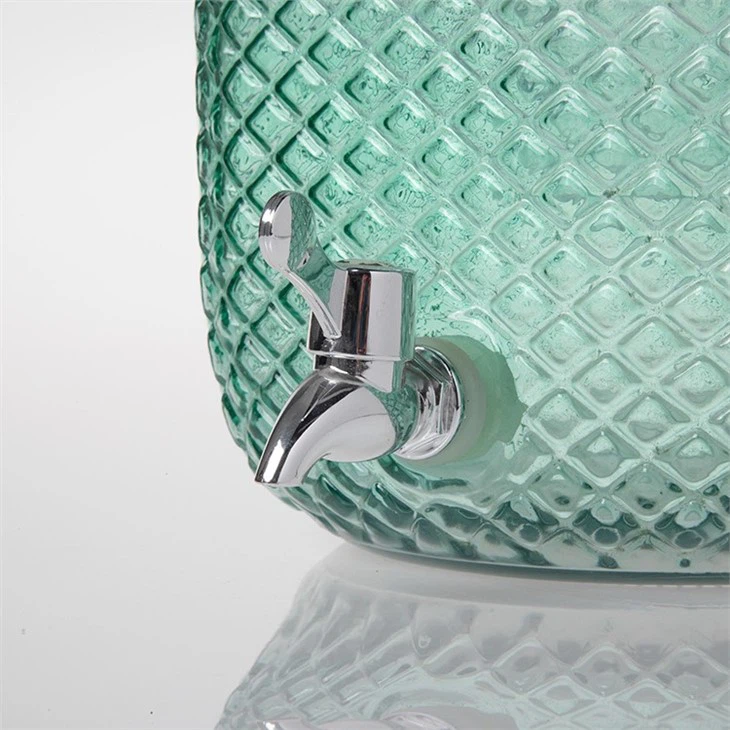 3l Glass Beverage Dispenser With Stand