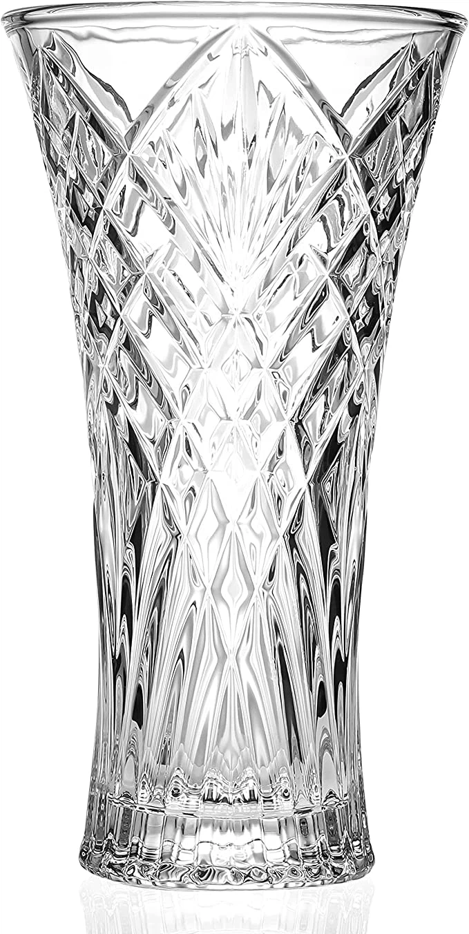 Klare Kristallvase