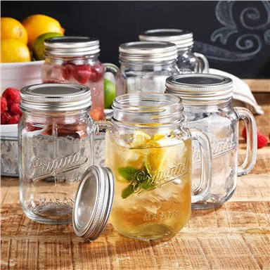 16 OZ Mason-Trinkglas aus Glas