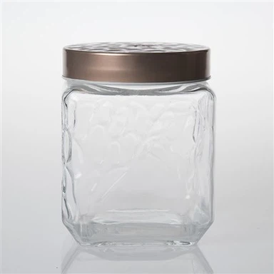 Luftdichtes Vorratsglas aus Glas mit Deckel