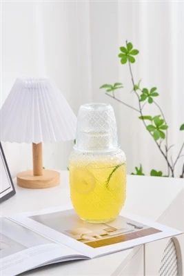 Premium -Glaskessel & Tasse Set