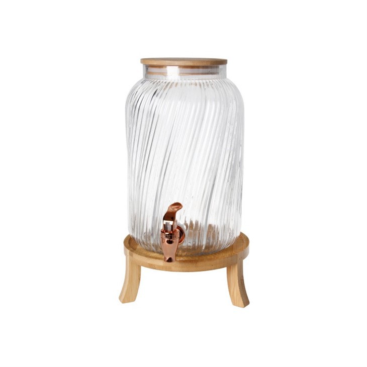 Twisted Glass Beverage Dispenser suppliers